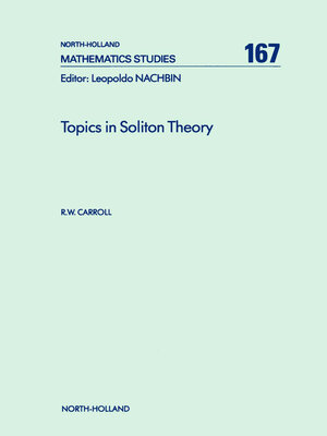 cover image of Topics in Soliton Theory